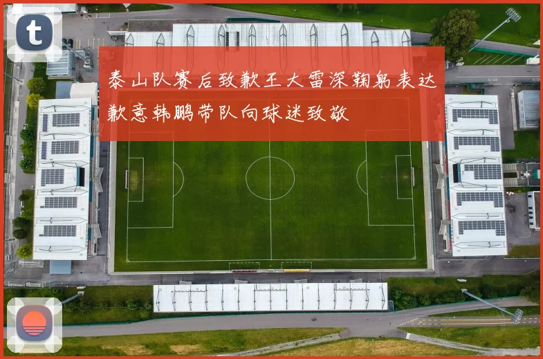 泰山队赛后致歉王大雷深鞠躬表达歉意韩鹏带队向球迷致敬